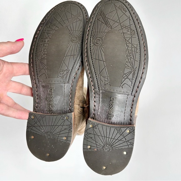 Bussola Sevilla Taupe Tall Leather Suede Riding Boots SZ 36 - Picture 8 of 10